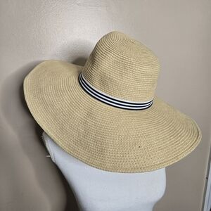 J Crew Factory Straw Floppy Hat